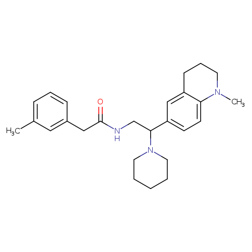 N-[2-(1-methyl-1,2,3,4-tetrahydroquinolin-6-yl)-2-(piperidin-1-yl)ethyl]-2-(3-methylphenyl)acetamide