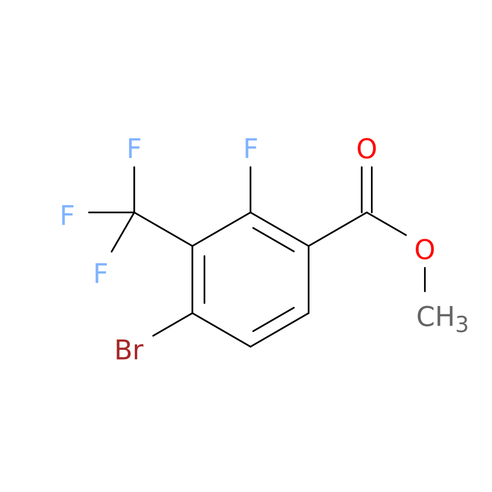 methyl 4-bromo-2-fluoro-3-(trifluoromethyl)benzoate