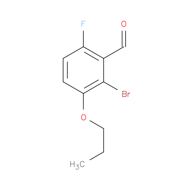 2-bromo-6-fluoro-3-propoxybenzaldehyde