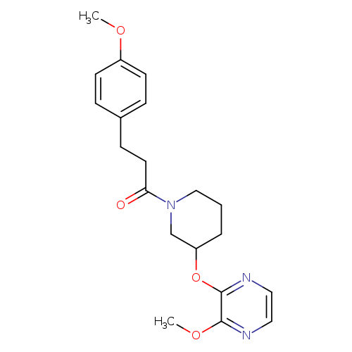 3-(4-methoxyphenyl)-1-{3-[(3-methoxypyrazin-2-yl)oxy]piperidin-1-yl}propan-1-one
