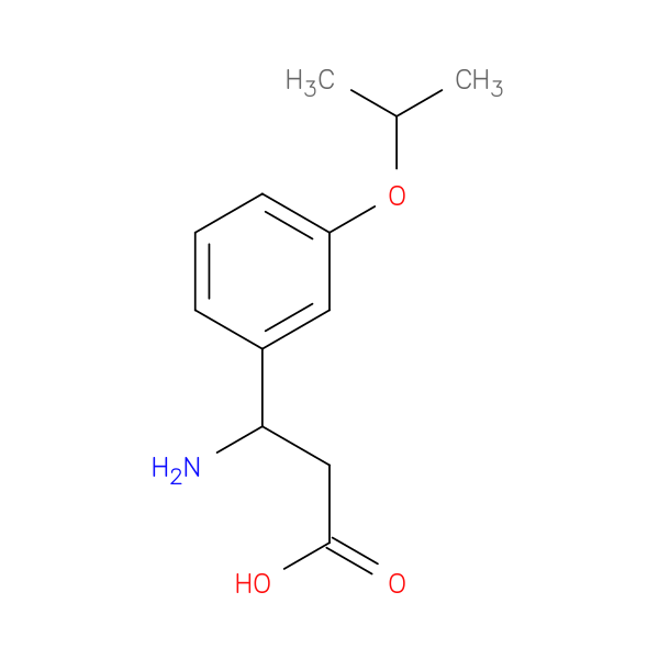 Benzenepropanoic acid, b-amino-3-(1-methylethoxy)-