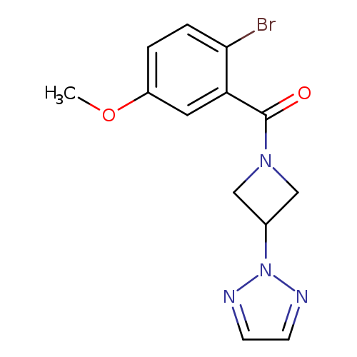 2-[1-(2-bromo-5-methoxybenzoyl)azetidin-3-yl]-2H-1,2,3-triazole