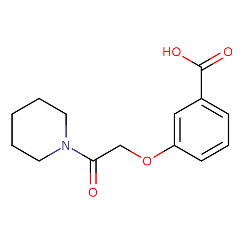 3-(2-Oxo-2-(piperidin-1-yl)ethoxy)benzoic acid