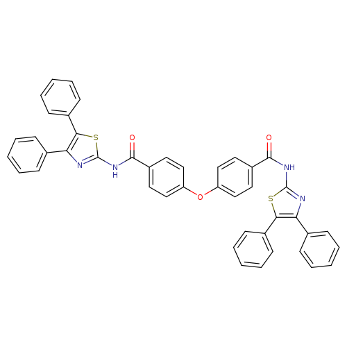 N-(4,5-diphenyl-1,3-thiazol-2-yl)-4-{4-[(4,5-diphenyl-1,3-thiazol-2-yl)carbamoyl]phenoxy}benzamide