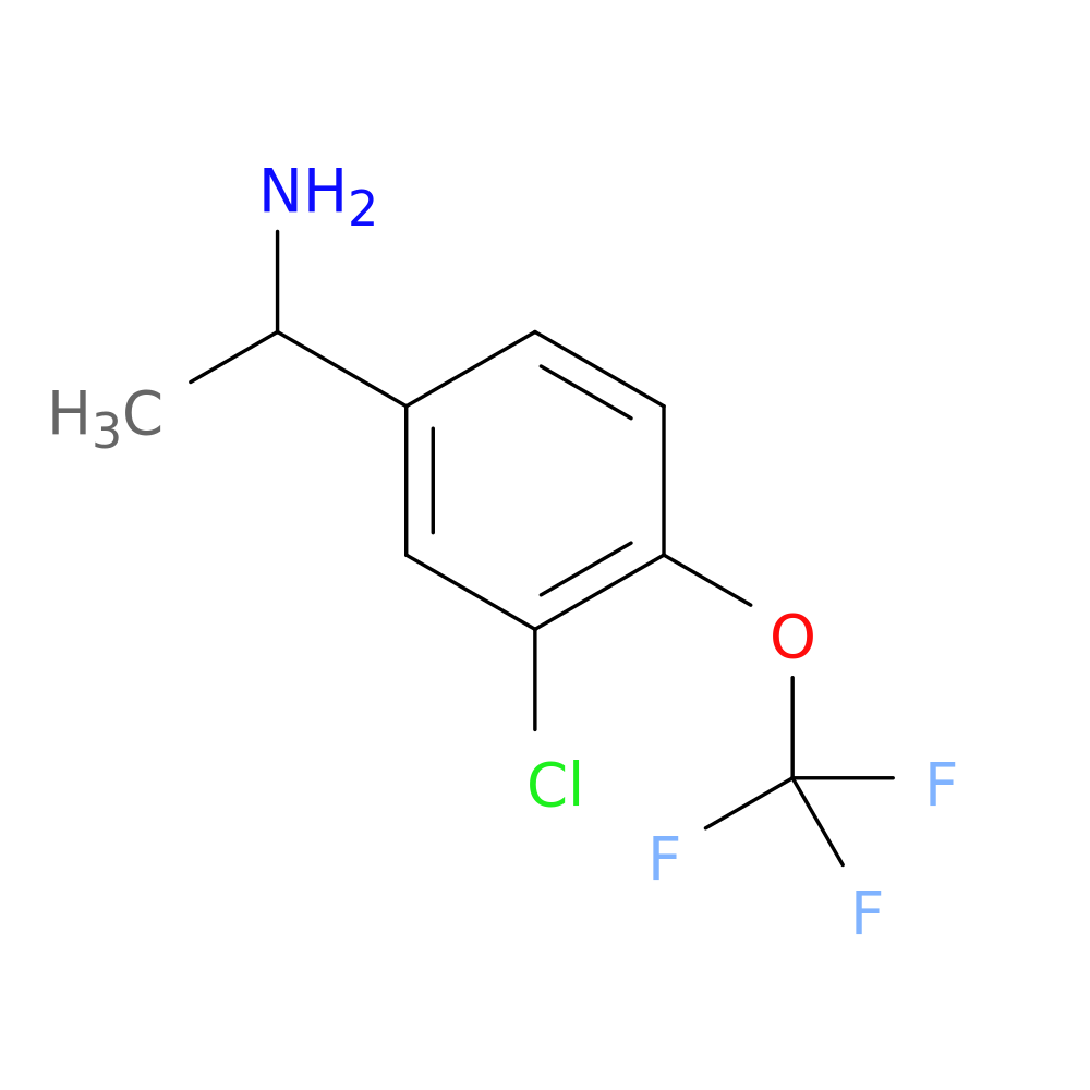 1-[3-Chloro-4-(trifluoromethoxy)phenyl]ethan-1-amine