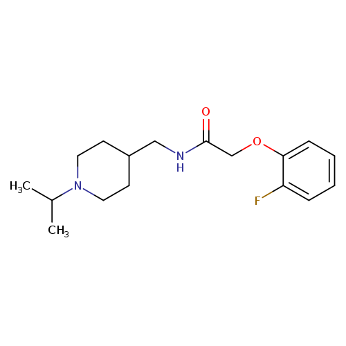 2-(2-fluorophenoxy)-N-{[1-(propan-2-yl)piperidin-4-yl]methyl}acetamide