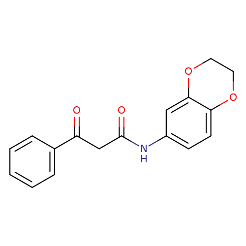 N-(2,3-dihydro-1,4-benzodioxin-6-yl)-3-oxo-3-phenylpropanamide
