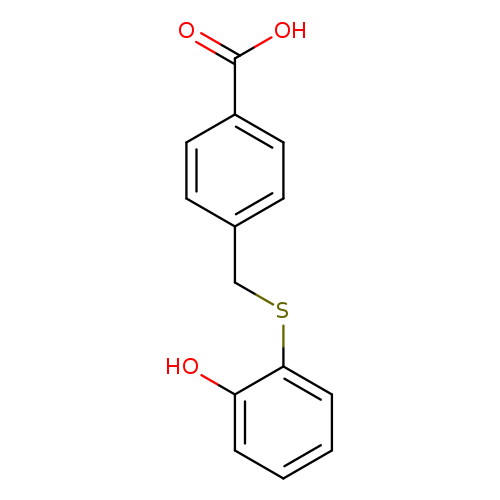 4-{[(2-hydroxyphenyl)sulfanyl]methyl}benzoicacid