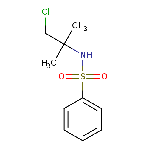 Benzenesulfonamide, N-(2-chloro-1,1-dimethylethyl)-