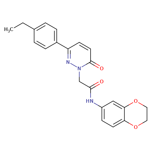 N-(2,3-dihydro-1,4-benzodioxin-6-yl)-2-[3-(4-ethylphenyl)-6-oxo-1,6-dihydropyridazin-1-yl]acetamide