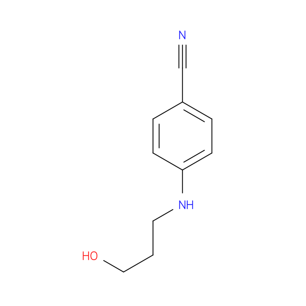 4-((3-hydroxypropyl)amino)benzonitrile