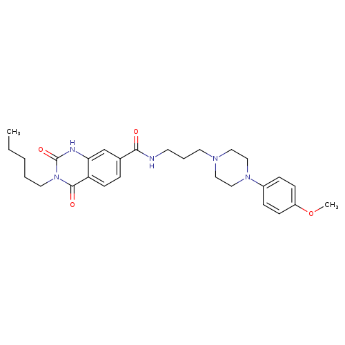 N-{3-[4-(4-methoxyphenyl)piperazin-1-yl]propyl}-2,4-dioxo-3-pentyl-1,2,3,4-tetrahydroquinazoline-7-carboxamide