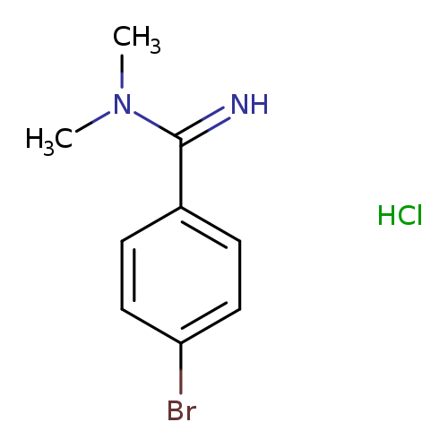 4-bromo-N,N-dimethylbenzene-1-carboximidamide hydrochloride