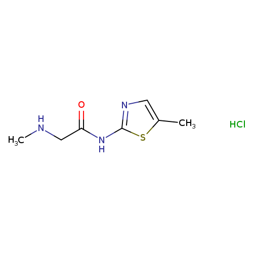 N-(5-methyl-1,3-thiazol-2-yl)-2-(methylamino)acetamide hydrochloride