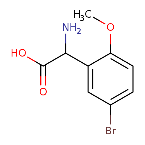 Amino(5-bromo-2-methoxyphenyl)acetic acid