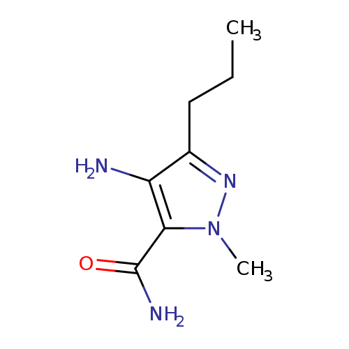 1H-Pyrazole-5-carboxamide, 4-amino-1-methyl-3-propyl-