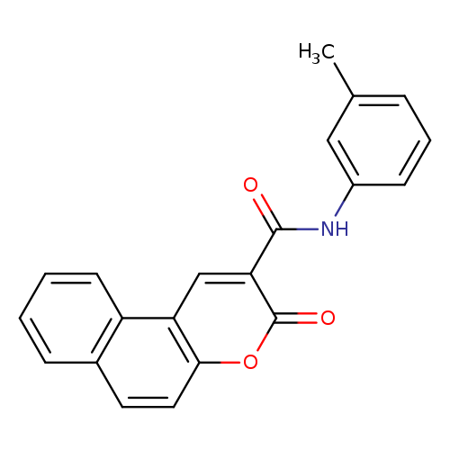 N-(3-methylphenyl)-3-oxo-3H-benzo[f]chromene-2-carboxamide