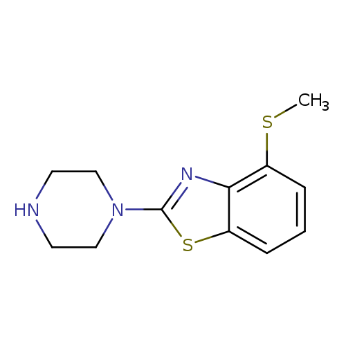 4-(Methylthio)-2-piperazin-1-yl-1,3-benzothiazole