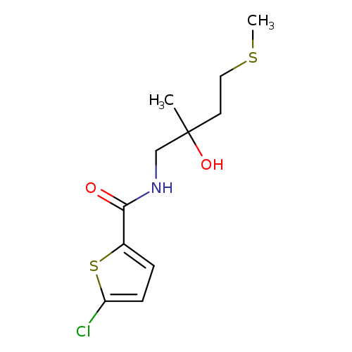 5-chloro-N-[2-hydroxy-2-methyl-4-(methylsulfanyl)butyl]thiophene-2-carboxamide
