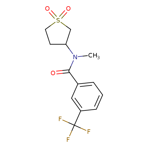 N-(1,1-dioxo-1lambda6-thiolan-3-yl)-N-methyl-3-(trifluoromethyl)benzamide