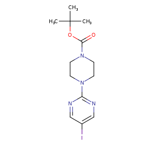 tert-Butyl 4-(5-iodopyrimidin-2-yl)piperazine-1-carboxylate