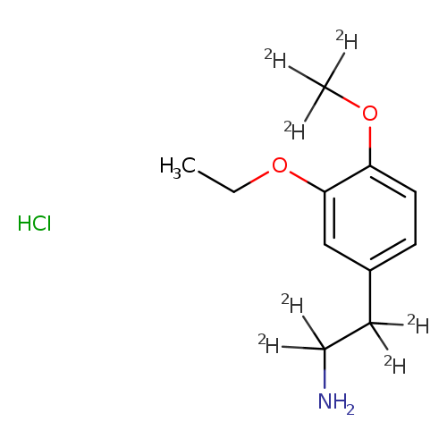 2-(3-Ethoxy-4-methoxy-d3-phenyl)ethyl-1,1,2,2-d4-amine HCl