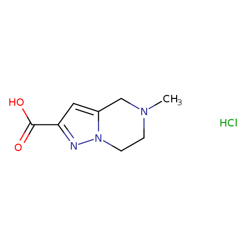 5-methyl-4H,5H,6H,7H-pyrazolo[1,5-a]pyrazine-2-carboxylic acid hydrochloride