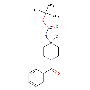 tert-butyl (1-benzoyl-4-methylpiperidin-4-yl)carbamate