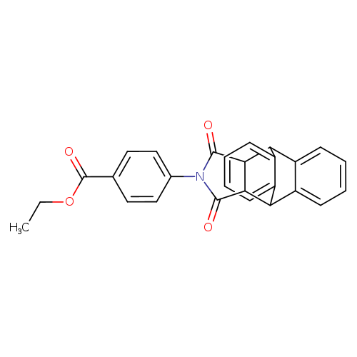 ethyl 4-{16,18-dioxo-17-azapentacyclo[6.6.5.0^{2,7}.0^{9,14}.0^{15,19}]nonadeca-2(7),3,5,9(14),10,12-hexaen-17-yl}benzoate
