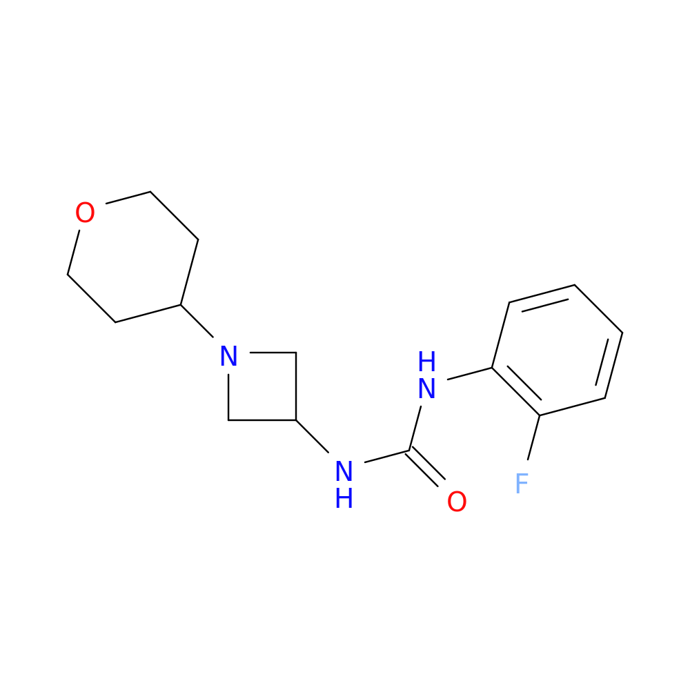 1-(2-fluorophenyl)-3-[1-(oxan-4-yl)azetidin-3-yl]urea