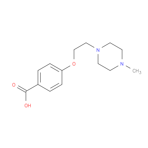 4-[2-(4-Methylpiperazin-1-yl)ethoxy]benzoic acid