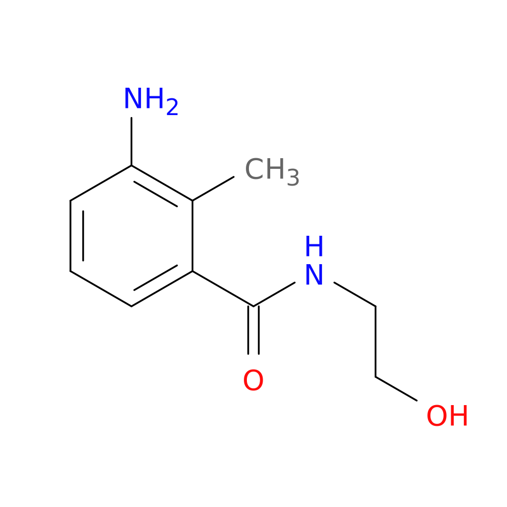 3-amino-N-(2-hydroxyethyl)-2-methylbenzamide