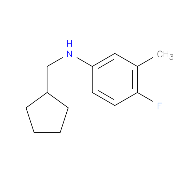N-(Cyclopentylmethyl)-4-fluoro-3-methylaniline