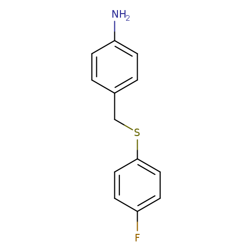 4-{[(4-fluorophenyl)sulfanyl]methyl}aniline