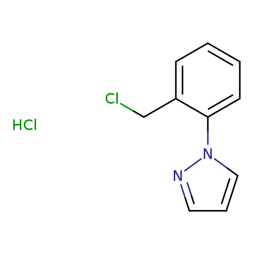 1-(2-(Chloromethyl)phenyl)-1H-pyrazole hydrochloride
