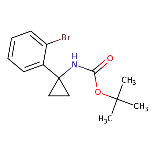 tert-Butyl N-[1-(2-bromophenyl)cyclopropyl]carbamate