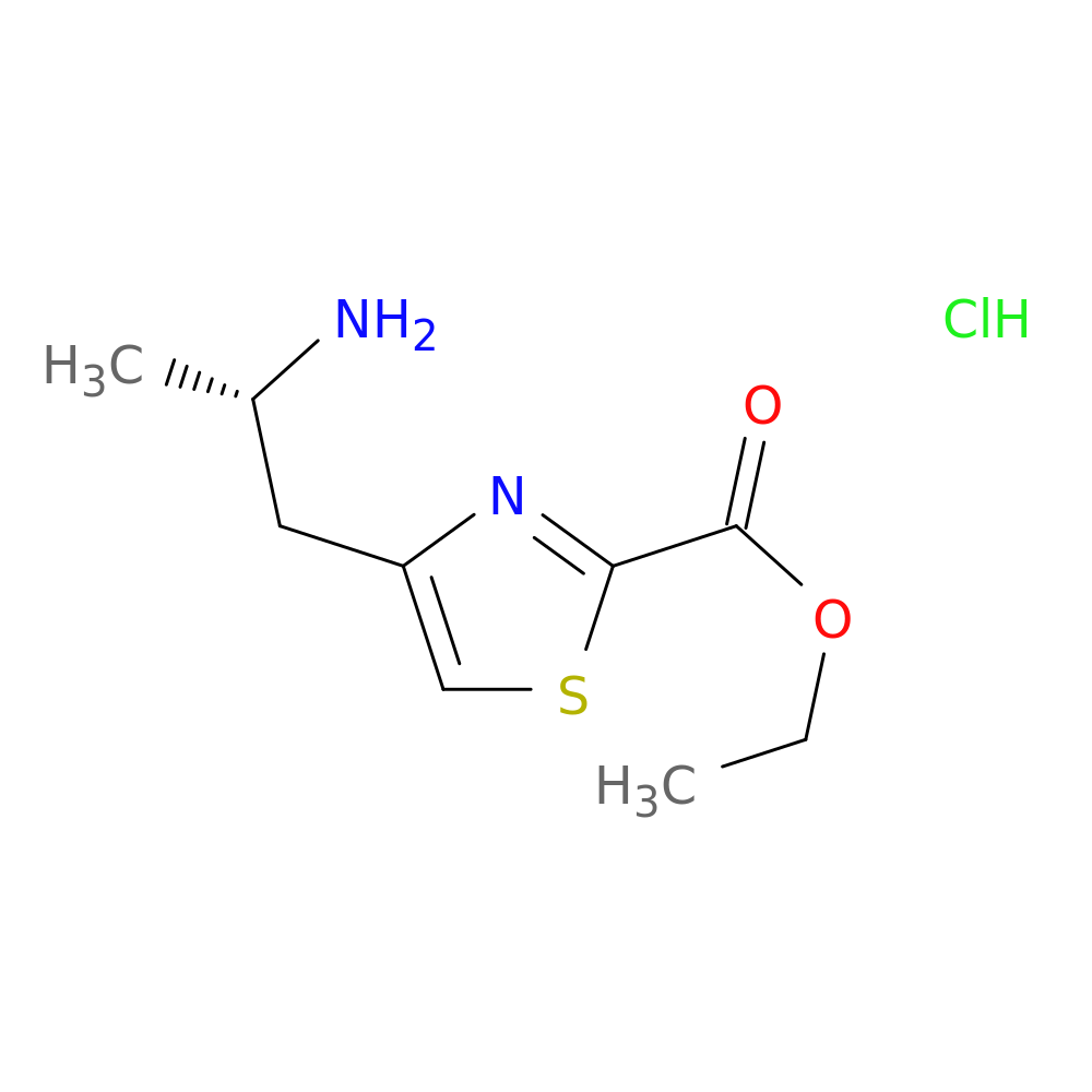ethyl 4-[(2S)-2-aminopropyl]thiazole-2-carboxylate;hydrochloride