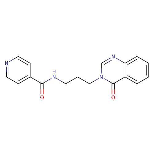 N-[3-(4-oxo-3(4H)-quinazolinyl)propyl]isonicotinamide