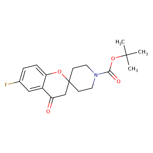tert-Butyl 6-fluoro-4-oxospiro[chroman-2,4'-piperidine]-1'-carboxylate