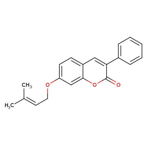 7-[(3-methylbut-2-en-1-yl)oxy]-3-phenyl-2H-chromen-2-one
