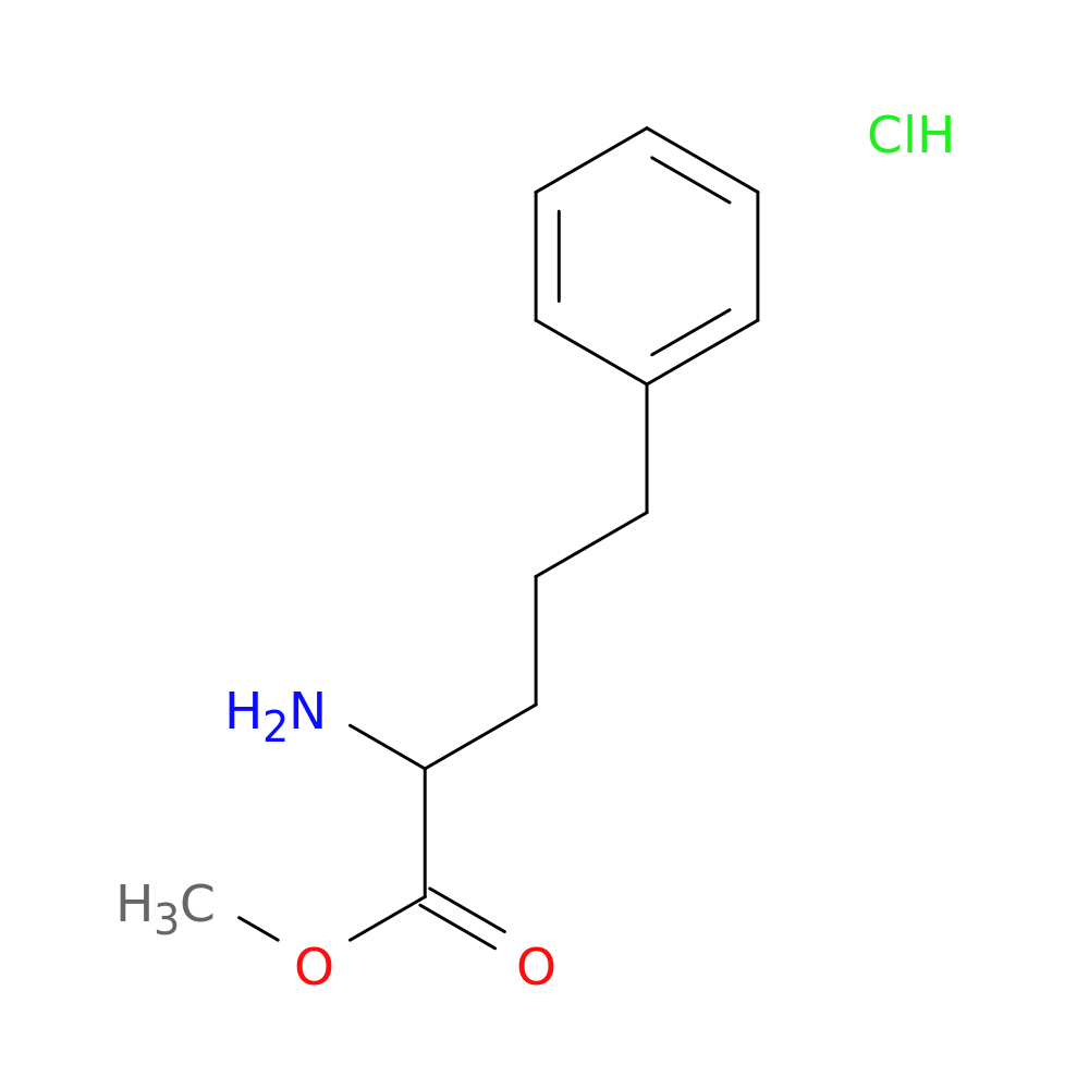 METHYL 2-AMINO-5-PHENYLPENTANOATE HCL