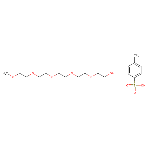 2,5,8,11,14-pentaoxahexadecan-16-ol; 4-methylbenzene-1-sulfonic acid