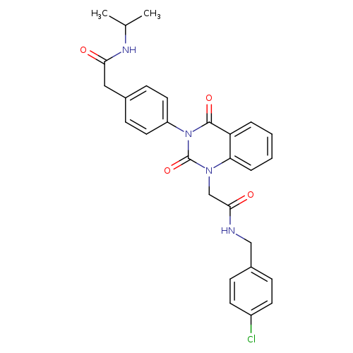 N-[(4-chlorophenyl)methyl]-2-[2,4-dioxo-3-(4-{[(propan-2-yl)carbamoyl]methyl}phenyl)-1,2,3,4-tetrahydroquinazolin-1-yl]acetamide