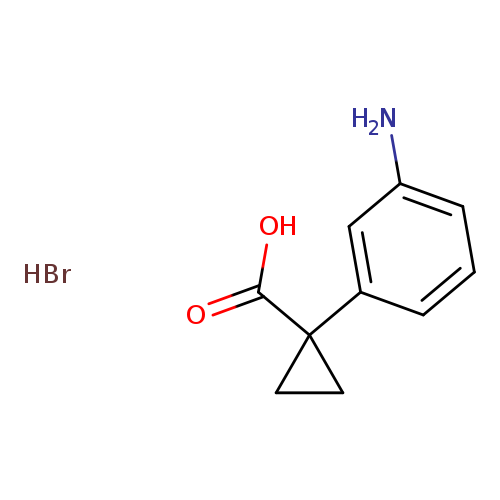 1-(3-Aminophenyl)cyclopropane-1-carboxylic acid hydrobromide