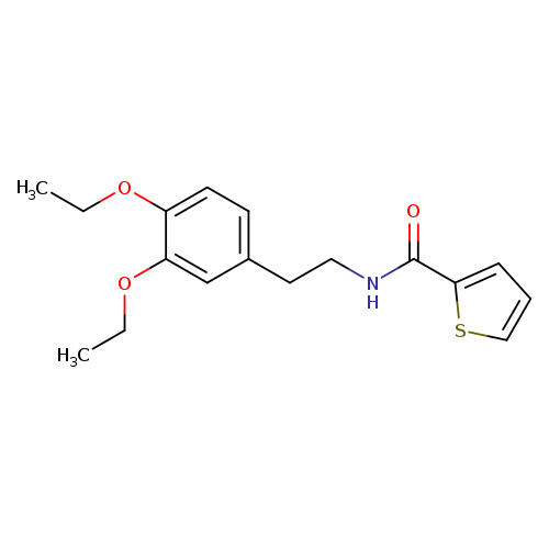N-[2-(3,4-diethoxyphenyl)ethyl]thiophene-2-carboxamide