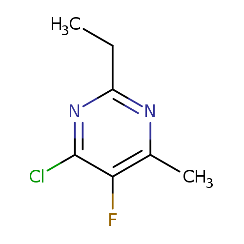 4-chloro-2-ethyl-5-fluoro-6-methylpyrimidine