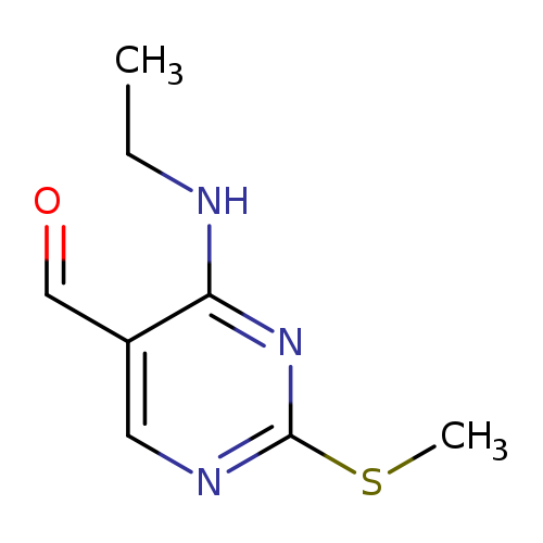 4-(ethylaMino)-2-(Methylthio)pyriMidine-5-carbaldehyde