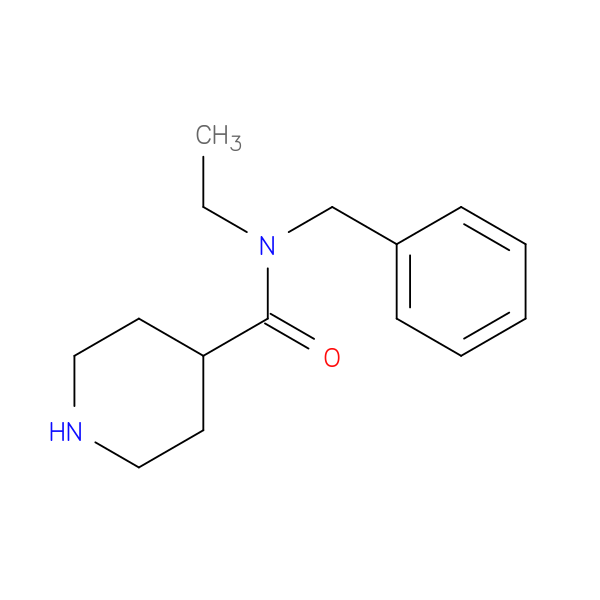 N-Benzyl-N-ethylpiperidine-4-carboxamide