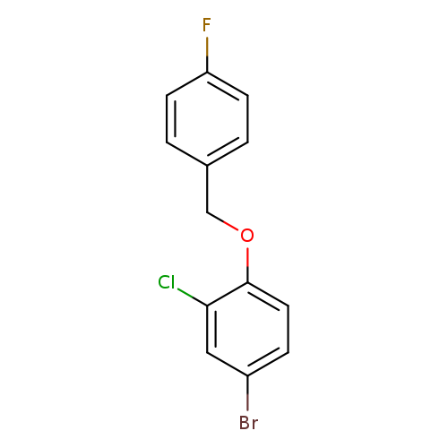 4-Bromo-2-chloro-1-(4-fluorobenzyloxy)benzene