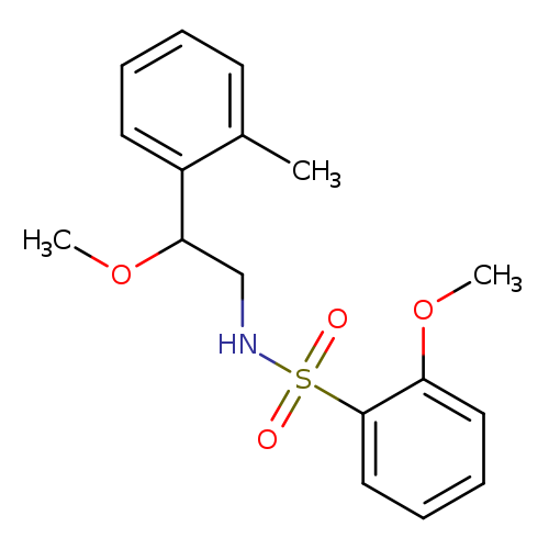 2-methoxy-N-[2-methoxy-2-(2-methylphenyl)ethyl]benzene-1-sulfonamide